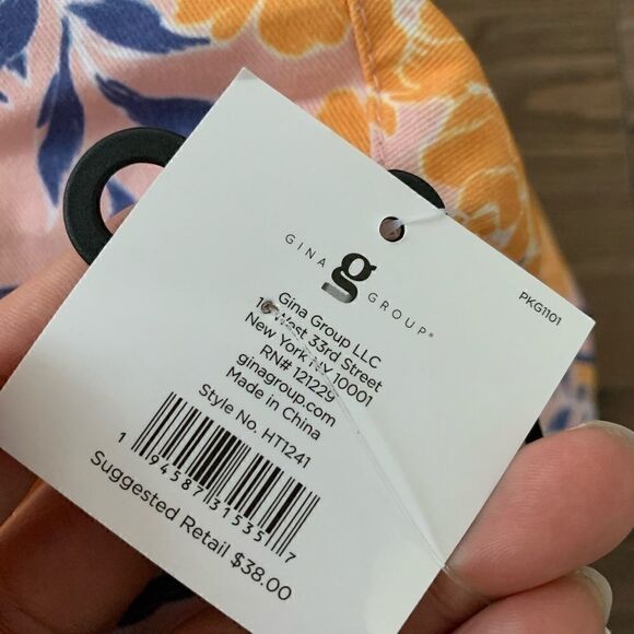 New Summer Flower  Printed Bucket Hat - Picture 9 of 9